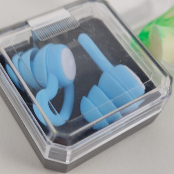 Protetores Auriculares Reutilizáveis Em Silicone Com Caixa