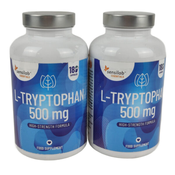 Suplemento Alimentar L-triptofano 500 Mg Sensilab 360 Cápsulas