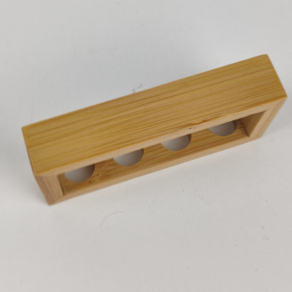Suporte de Bambu para Escovas de Dentes