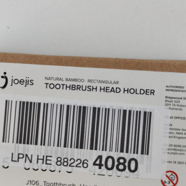 Suporte de Bambu para Escovas de Dentes