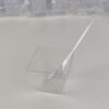 Pack Mini Taças de Degustação Em Plástico Transparente Com Colher