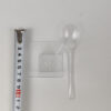 Pack Mini Taças de Degustação Em Plástico Transparente Com Colher