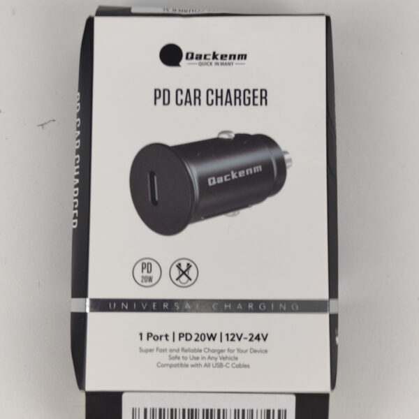 Carregador de Isqueiro USB-C PD 20W