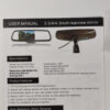 Monitor Retrovisor TFT LCD para Câmara de Marcha-atrás 3.5/4.3 Polegadas