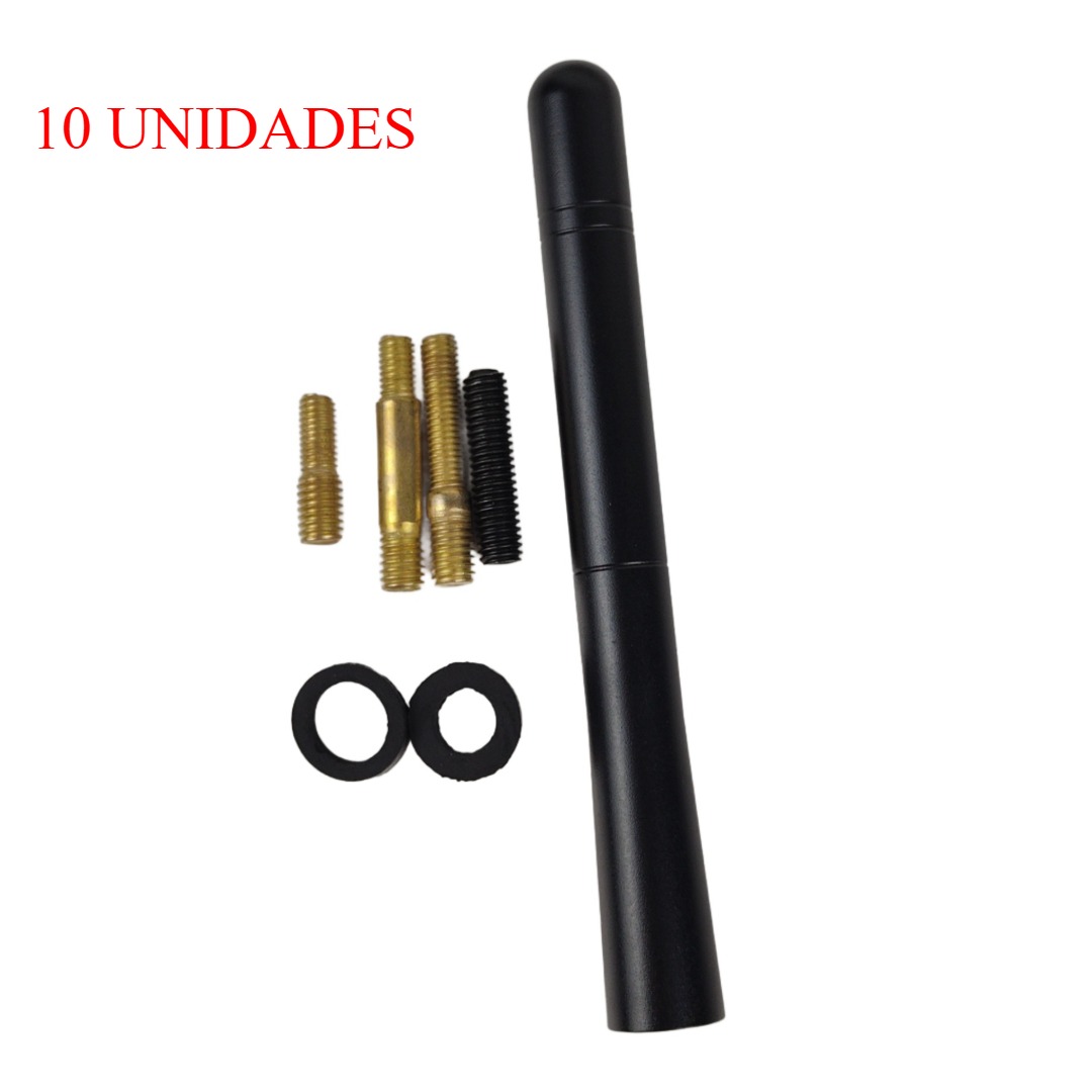 (x10 Uni.) Antena Mini Auto 10 Peças