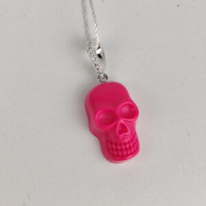 Pendente Caveira Rosa