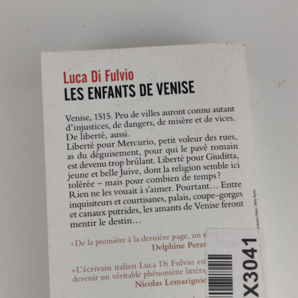 Livro Les Enfants de Venise Francês - Luca Di Fulvio