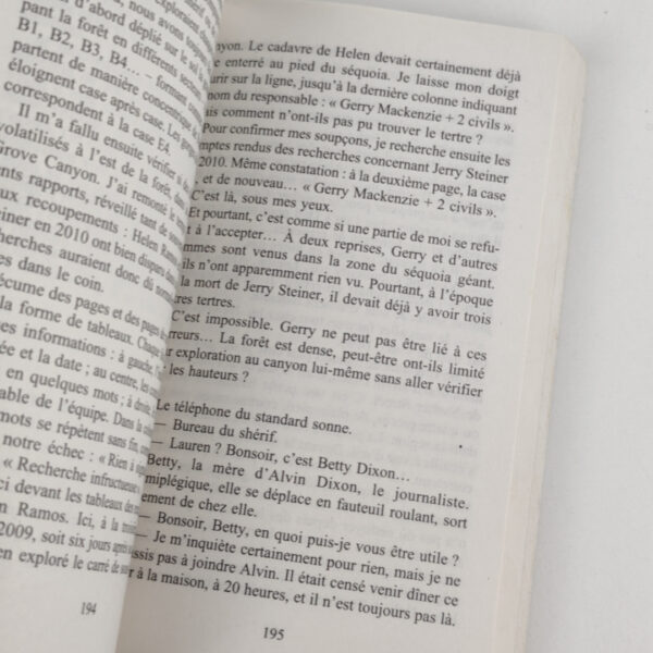 Livro Thriller La Forêt Des Disparus Francês - Olivier Bal