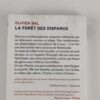 Livro Thriller La Forêt Des Disparus Francês - Olivier Bal