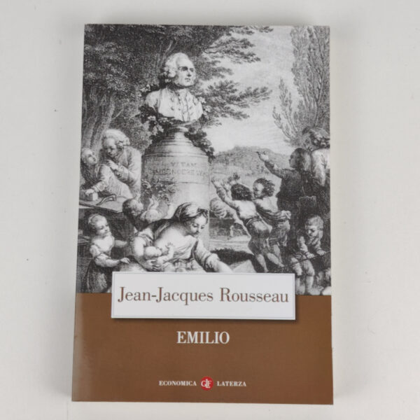 Livro Educação Emilio (Italiano) - Jean-jacques Rousseau