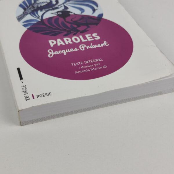 Livro Poesia Paroles Francês - Jacques Prévert