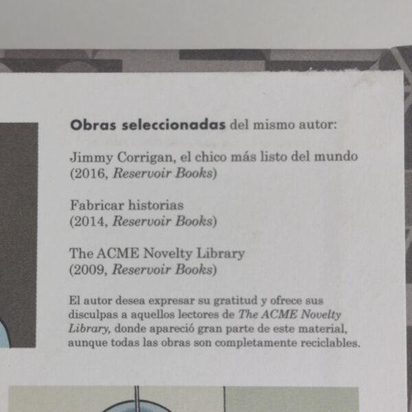 Livro Banda Desenhada The ACME Novelty Library Inglês - Chris Ware