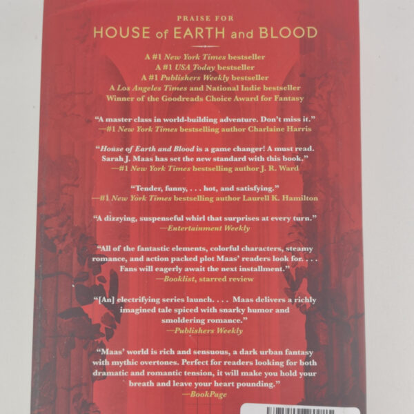 Livro Fantasia House Of Earth And Blood Inglês - Sarah J. Maas