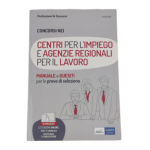 Livro Manual de Concurso Concorsi Nei Centri Per L'impiego e Agenzie Regionali Per Il Lavoro Italiano - Edises