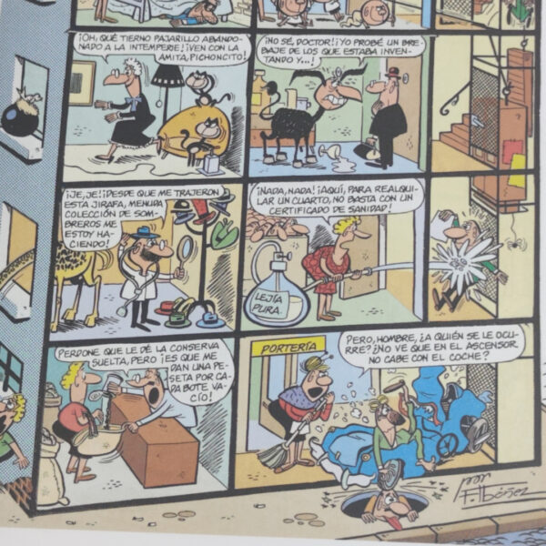 Livro Banda Desenhada 13 Rue Del Percebe Espanhol - Francisco Ibáñez
