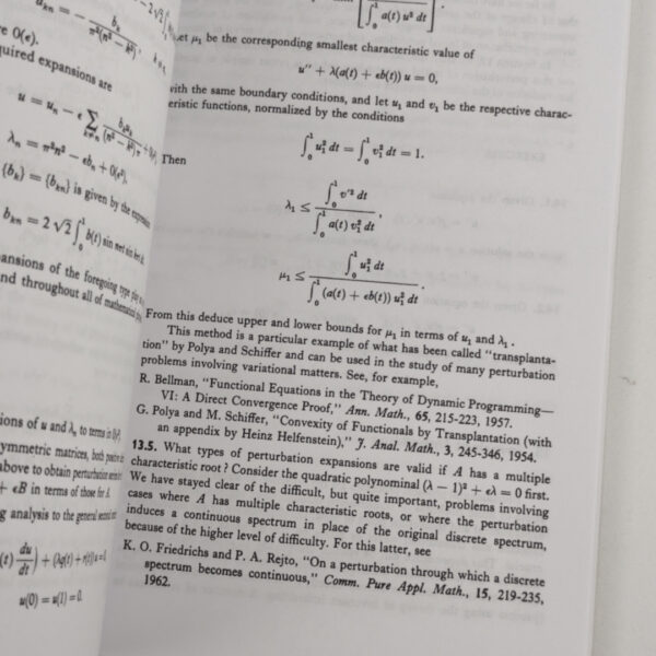Livro Técnico Perturbation Techniques In Mathematics Engineering & Physics Inglês - Richard Bellman