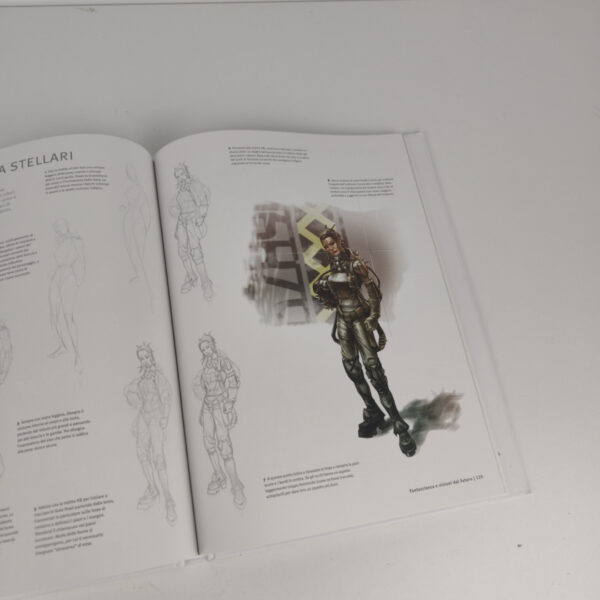 Livro Técnico de Desenho L'arte Del Disegno Fumetto Manga Fantasy (Italiano) - Hoepli