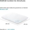 Almofada TEMPUR Comfort Air Soft 80 X 40 cm Suave e Transpirável