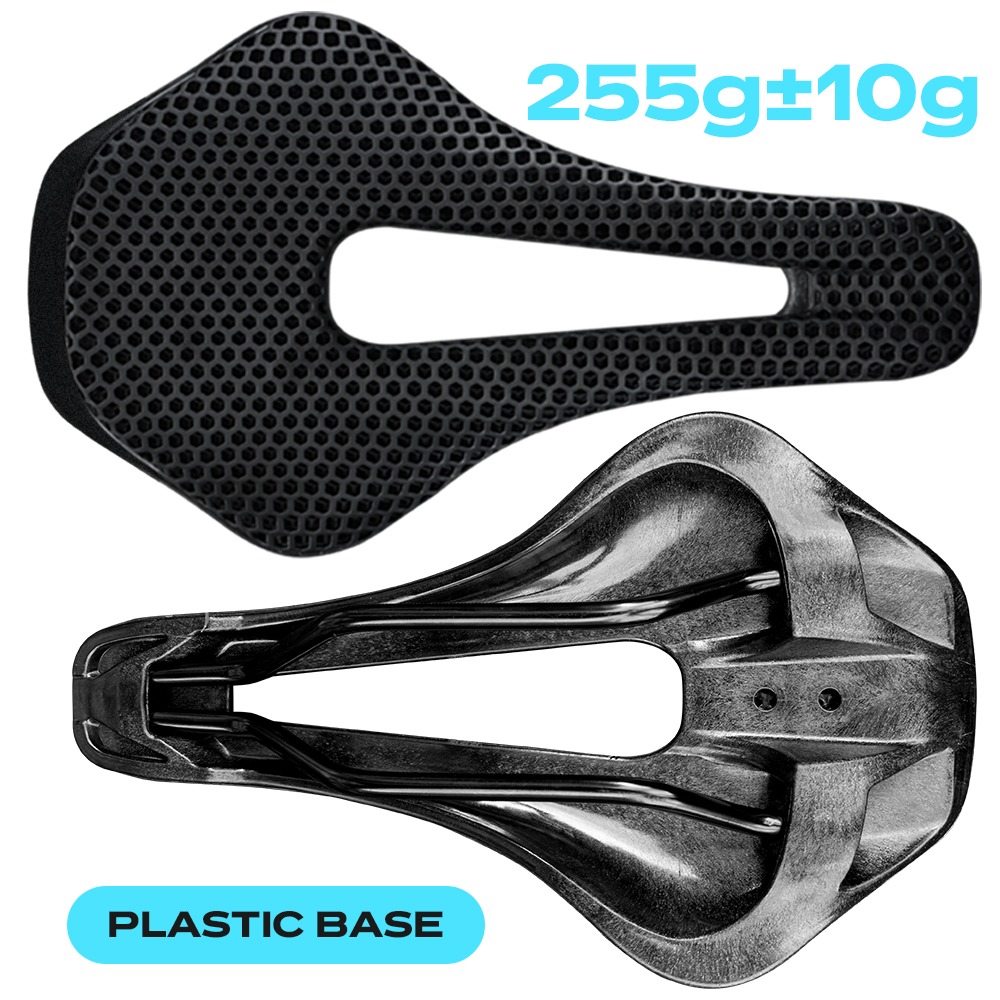 Selim de Bicicleta RYET Fibra de Carbono 3D Print Ultraleve 265g 3D Carbon