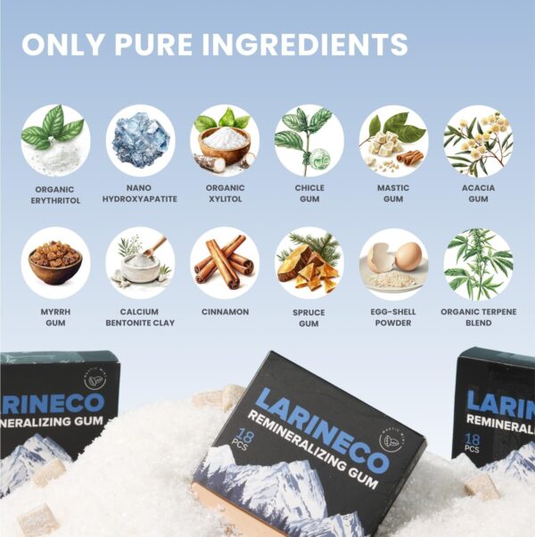 E126X3000_1777920187493_5 36 Pastilhas Larineco Remineralizantes com Xilitol e Menta Mastic Mint