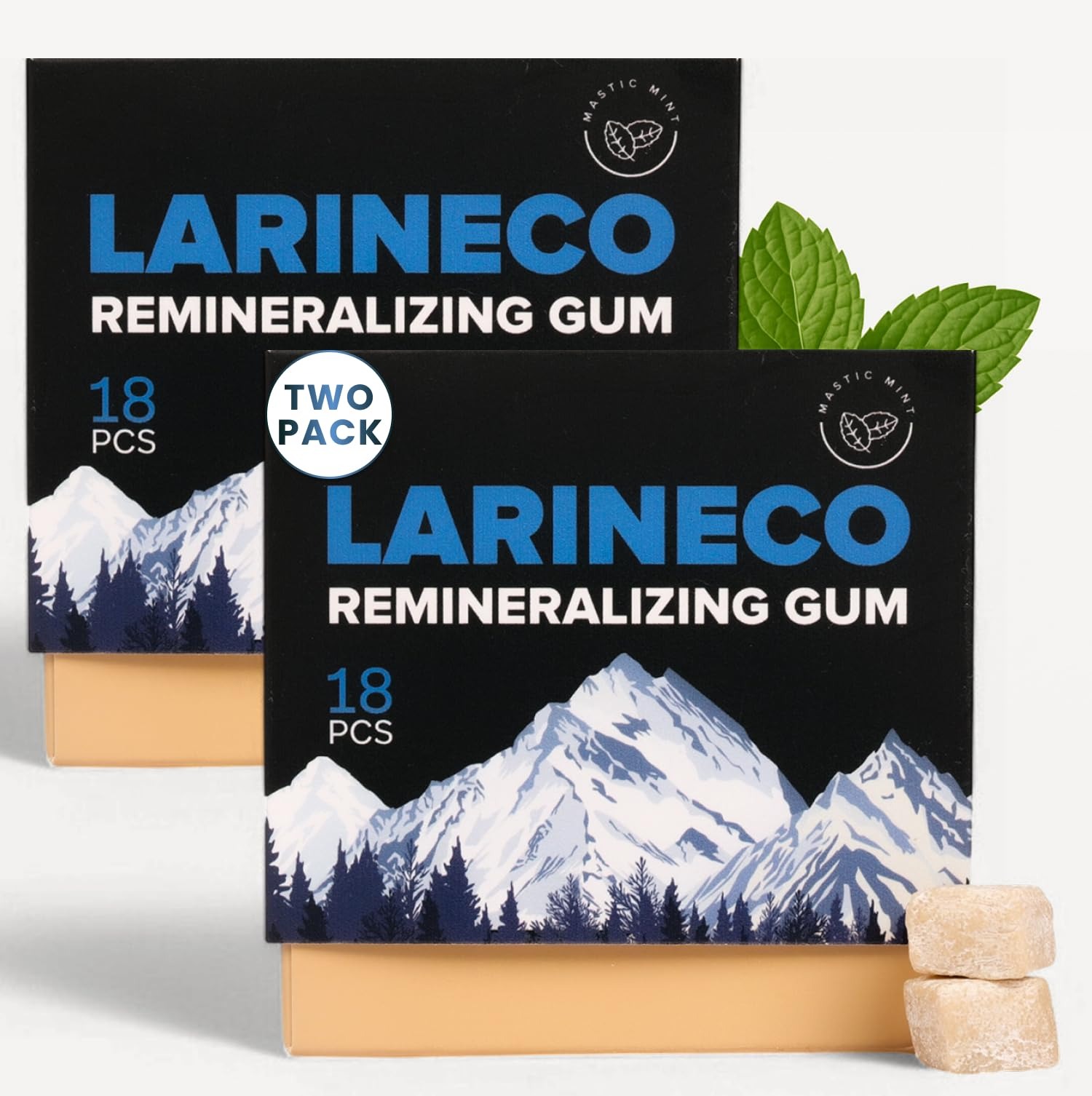 36 Pastilhas Larineco Remineralizantes com Xilitol e Menta Mastic Mint