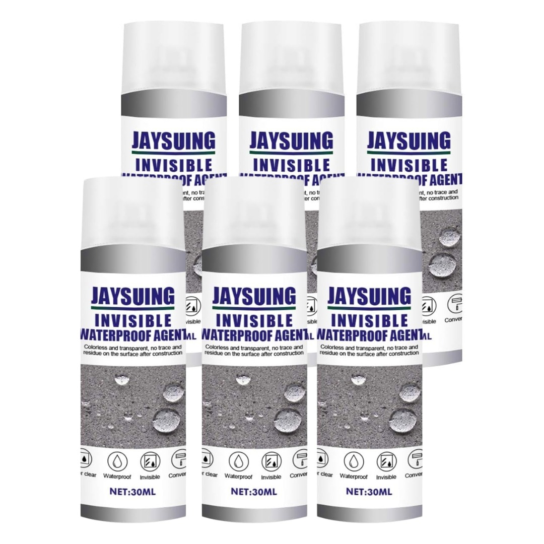 (6x30ml) Spray Impermeabilizante Multiuso Invisível para Fissuras Mighty Sealant JAWSEU