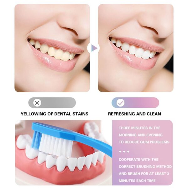 (Pack 2) Pasta de Dentes Branqueadora Niacinamide Remoção de Manchas e Brilho - Menta