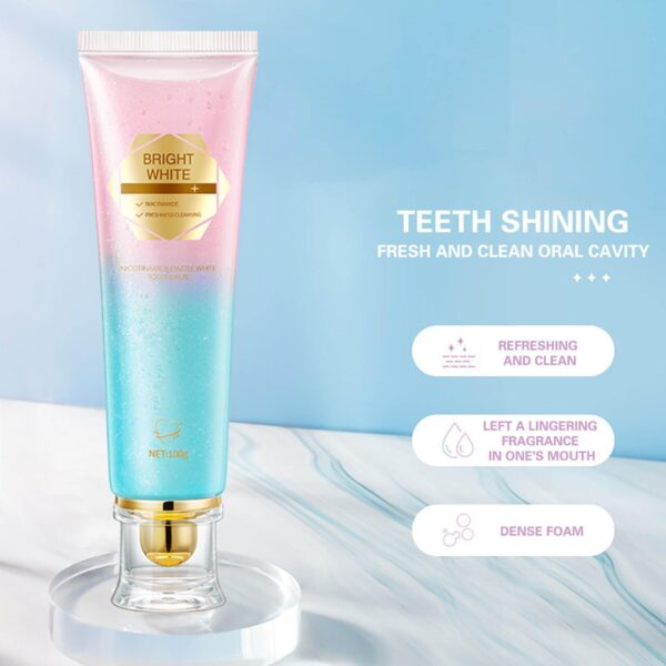 (Pack 2) Pasta de Dentes Branqueadora Niacinamide Remoção de Manchas e Brilho - Menta