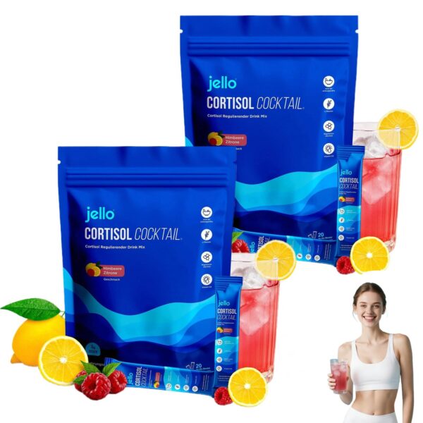 Suplemento de Cortisol Redução de Stress e Bem-estar Jello Cocktail na Saquetas