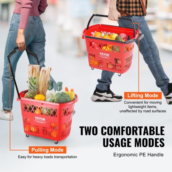 E126X3065_1777985416451_1 6 Cestos de Compras com Rodas e Alças Pack VEVOR 39L 54x53x36 cm