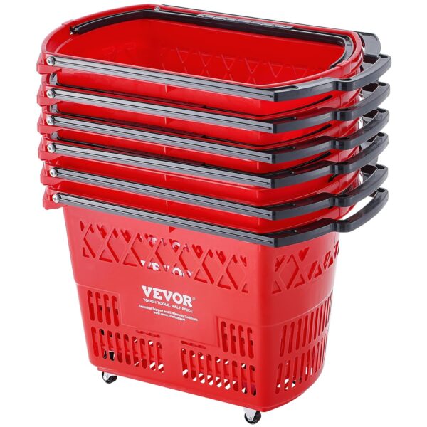E126X3065_1777985416451_3 6 Cestos de Compras com Rodas e Alças Pack VEVOR 39L 54x53x36 cm