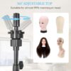 Tripé Suporte para Cabeça de Manequim Ajustável 160cm