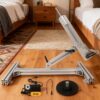 Atuador Linear Telescópico 60-200mm 230RPM Ventosa e Suporte 24V
