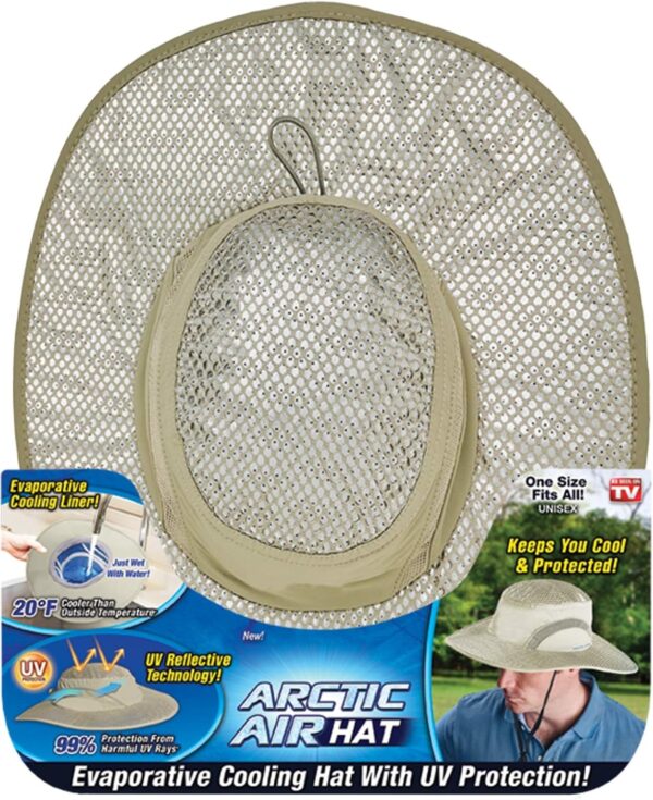 Chapéu de Sol Refrigeração Evaporativa e Proteção UV Arctic Air Arctic Hat
