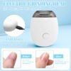 (Pack de 2) Corta-unhas Elétrico Dongcill D82 com Luz LED e 3 Velocidades - Branco