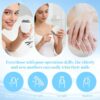 (Pack de 2) Corta-unhas Elétrico Dongcill D82 com Luz LED e 3 Velocidades - Branco