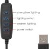 Pack Anel de Luz LED 26cm com Tripé Dobrável e Vários acessórios com 3 Modos de Luz