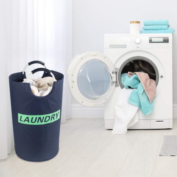 E126X3608_1779144025050_0 (2 Uni.) Cesto de Roupa Suja Dobrável 82L Tecido Oxford Resistente Lifewit Pegas EVA 38x64 cm