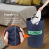E126X3608_1779144025050_3 (2 Uni.) Cesto de Roupa Suja Dobrável 82L Tecido Oxford Resistente Lifewit Pegas EVA 38x64 cm