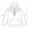 E126X3808_measured_1783351007833 (M) Hoodie de Luxo Burlon com Estampa de Asas - Preto