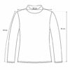 (S) Camisola de Manga Comprida com Gola Alta - Cinza