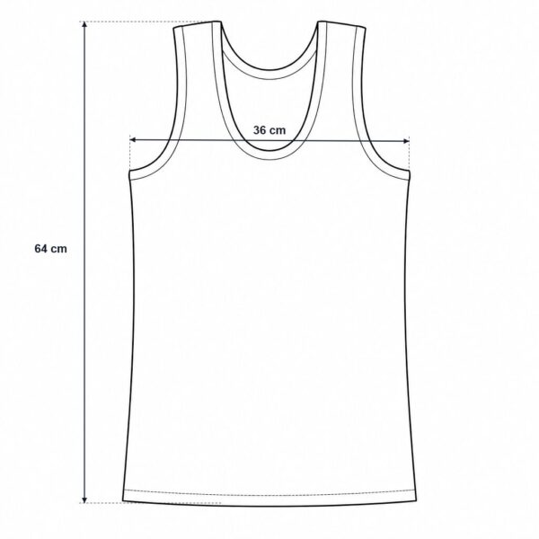 (M) x3 Camisolas Baiouniao Sem Mangas - Branco