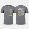 (L) T-shirt Hattori Hanzo Estampada - Cinzento