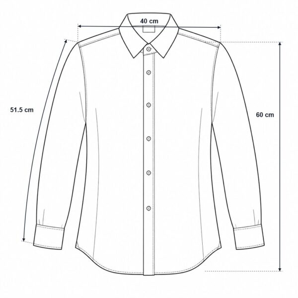 (M) Camisa Manga Comprida com Botões - Azul