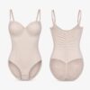 (L) Body com Alças Ajustáveis - Bege
