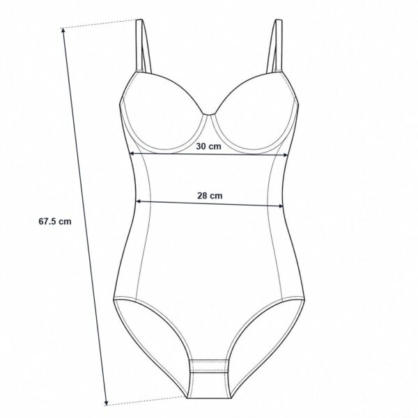 (L) Body com Alças Ajustáveis - Bege