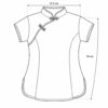 (L) Blusa Tradicional com Estampado Floral - Branco e Lilás