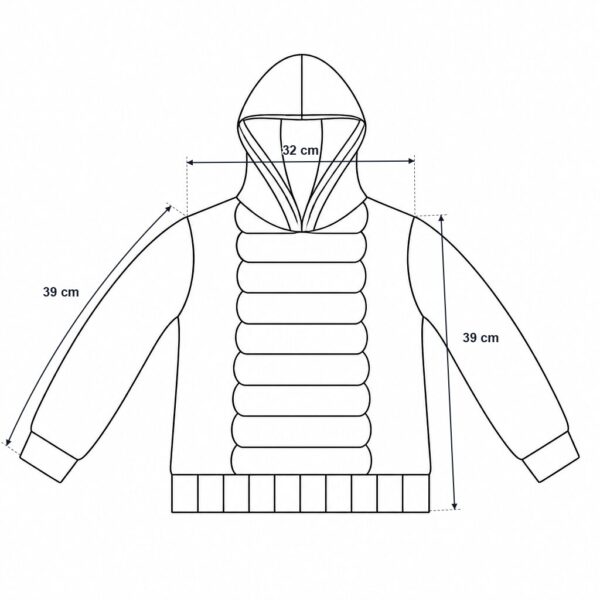 (110) Sweatshirt com Capuz Padrão Escamas - Azul