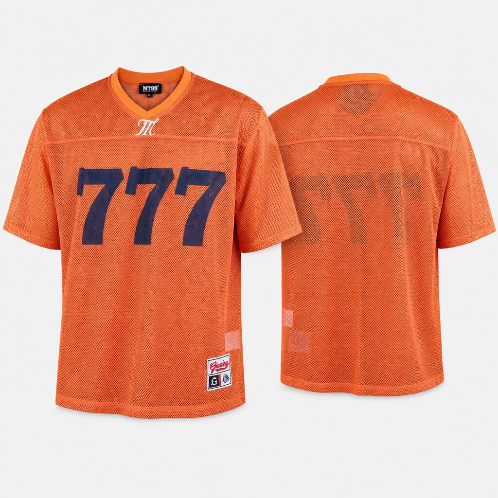 (XL) Camisola MT99 com Estampado Frontal - Laranja