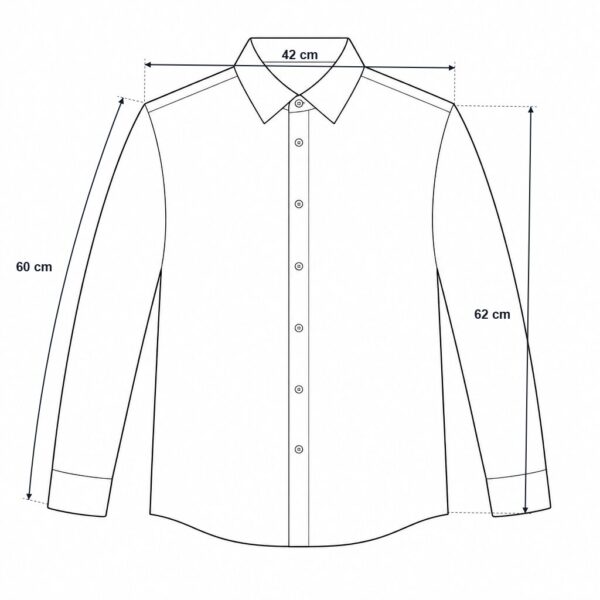 (M) Camisa de Manga Comprida com Gola Clássica - Branco